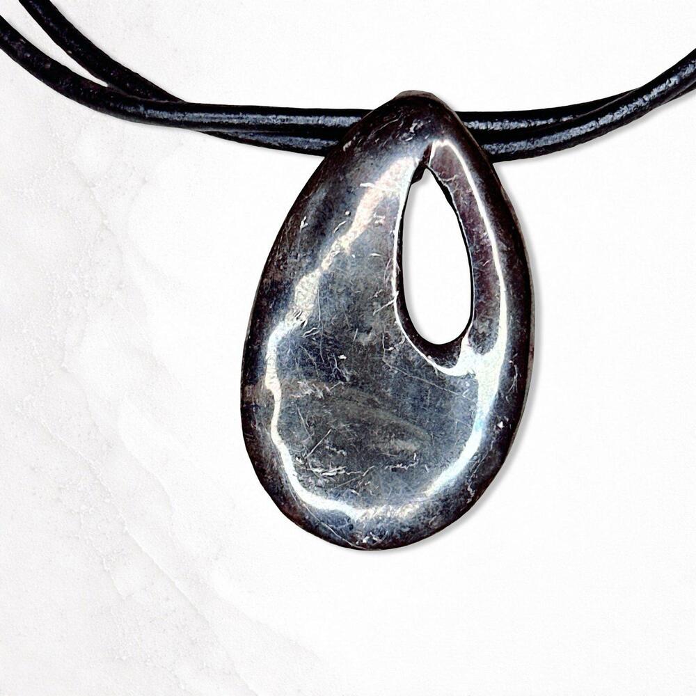 7196. Chico’s Distressed Pewter-tone Necklace